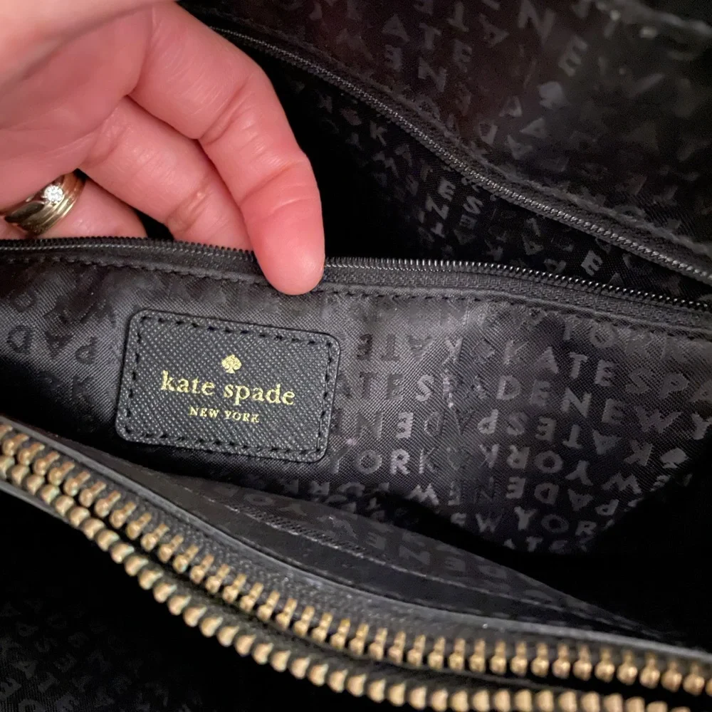 Beautiful black Kate Spade purse - Picture 5 of 6